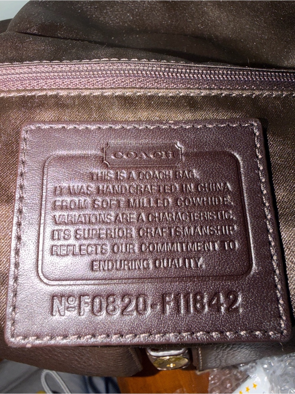 Coach Dark Brown Soho Buckle Flap Shoulder Bag - Picture 5 of 9